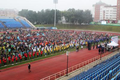 Более 3000 студентов РязГМУ и других вузов приняли участие в «Зарядке с чемпионом»